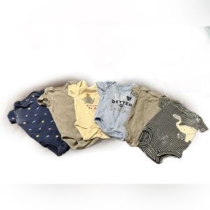 Carter’s, Simple Joys, Kidgets, wonder nation, 6 bodysuits for baby 0-3 months